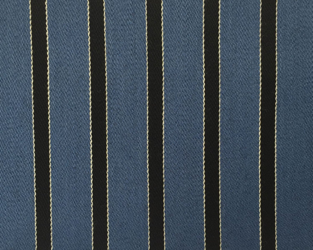 Black, White And Blue Blazer/Boating Stripe 1'' Repeat Jacketing