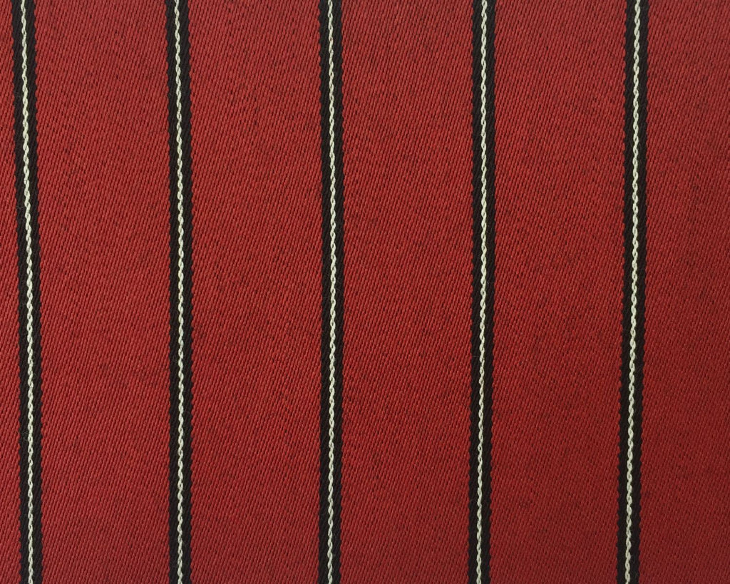 Red, Black And White Blazer/Boating Stripe 1 1/4'' Repeat Jacketing