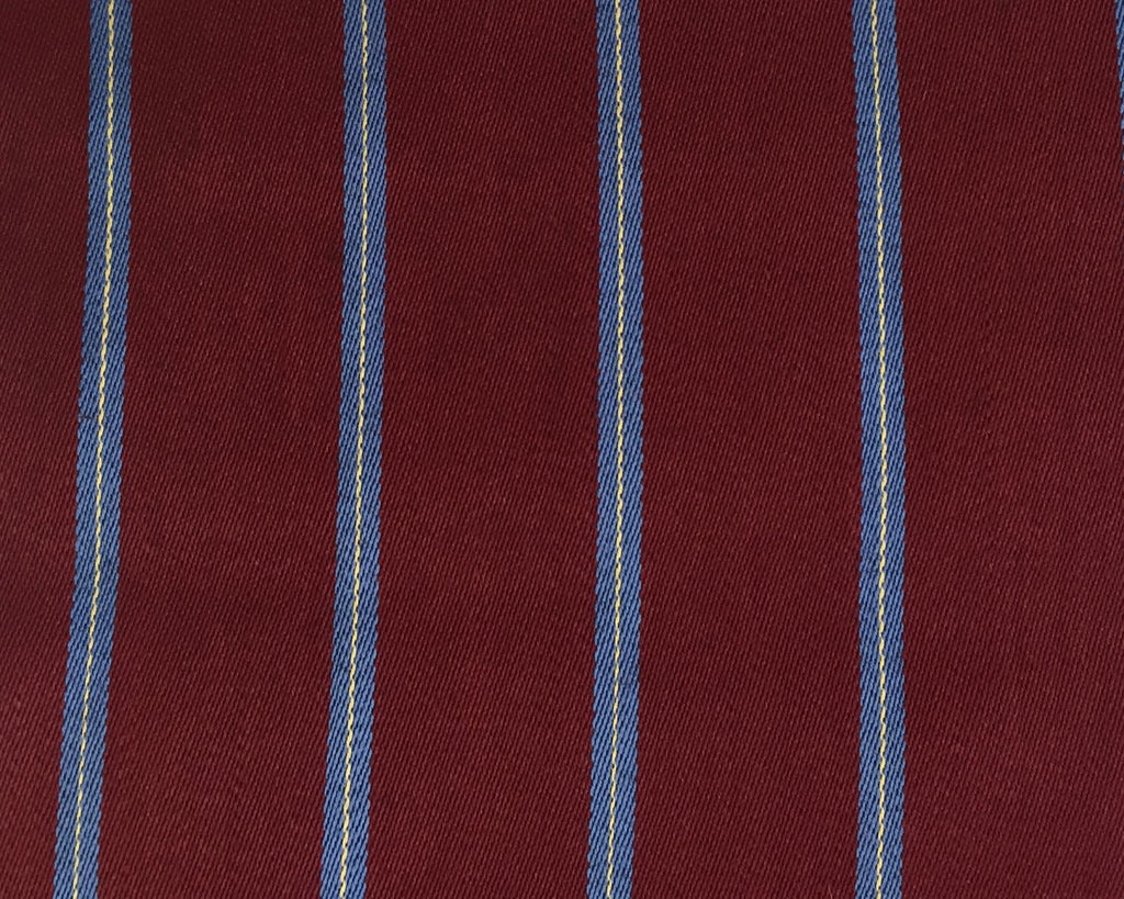 Blue, Gold And Maroon Blazer/Boating Stripe 1 1/2'' Repeat Jacketing