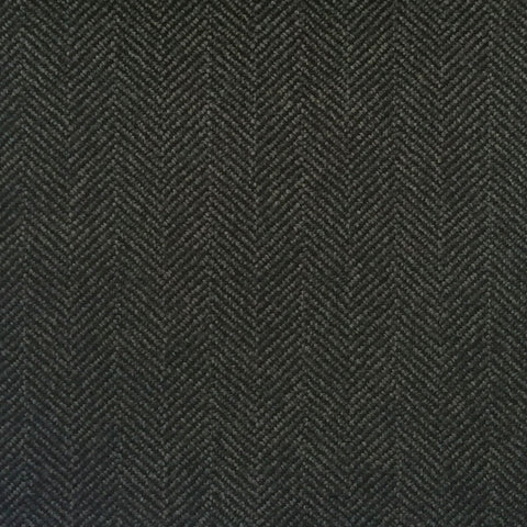 Dark Grey Herringbone Country Tweed Jacketing