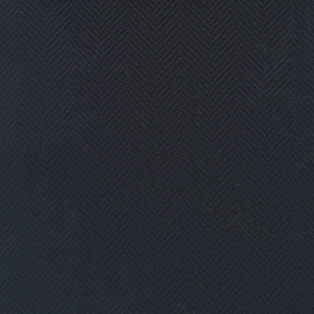 Dark Navy Herringbone Country Tweed Jacketing
