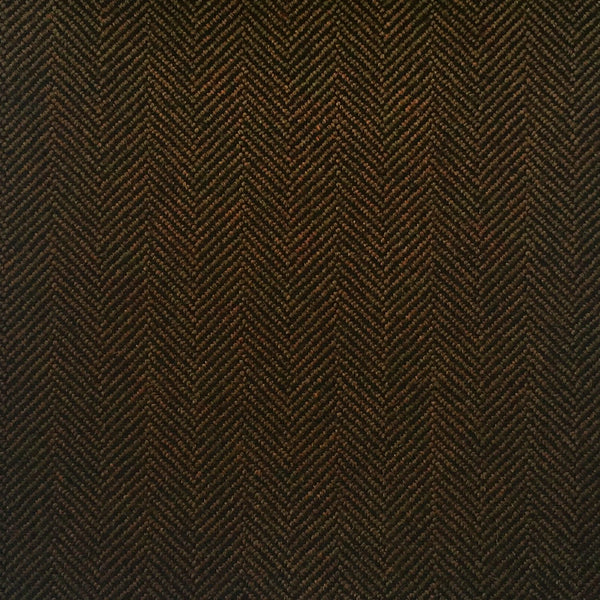Brown Herringbone Country Tweed Jacketing