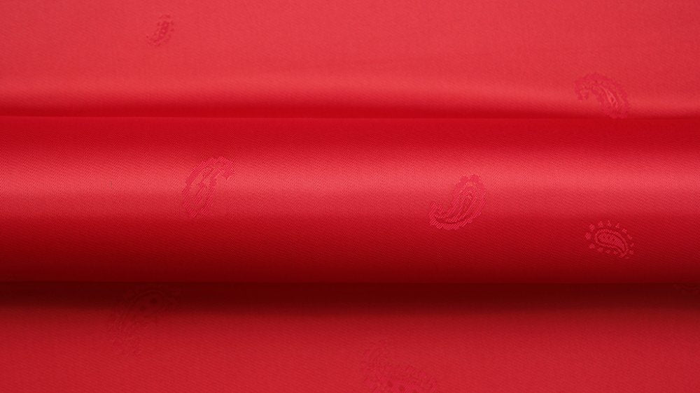 Red Paisley Lining