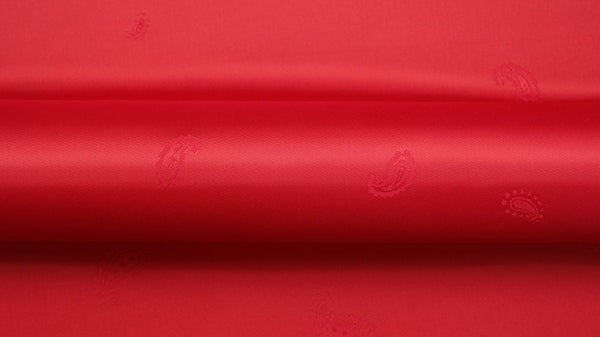 Red Paisley Lining