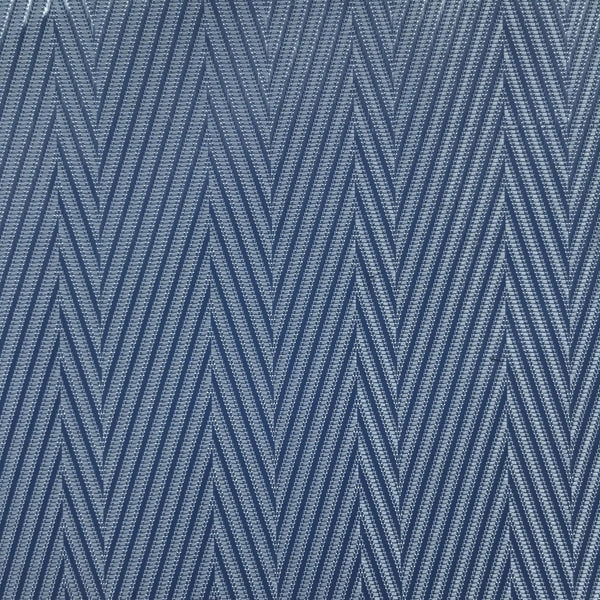 Baby Blue & Silver Herringbone Lining