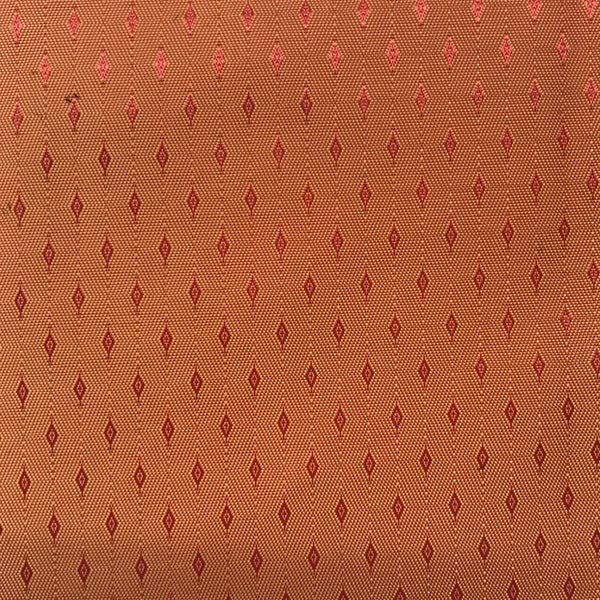 Orange With Gold Diamond Weave Lining