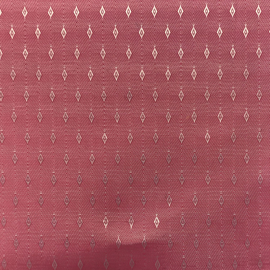 Baby Pink with Red Diamond Weave Lining
