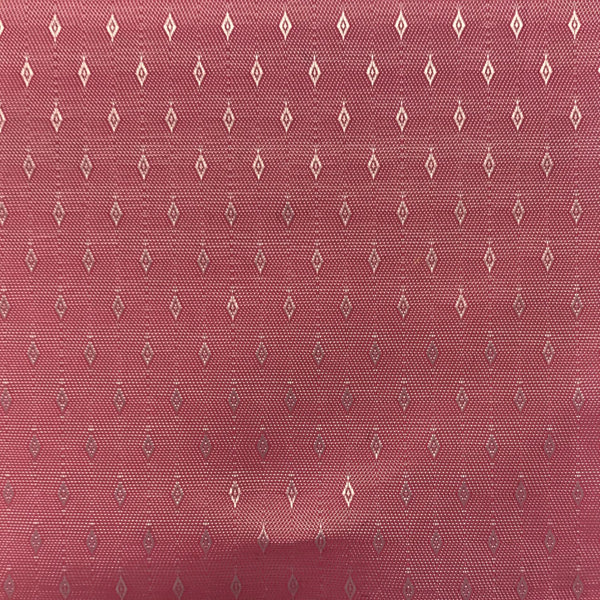 Baby Pink with Red Diamond Weave Lining