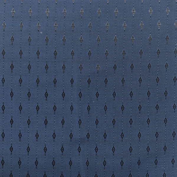 Blue with Black Diamond Weave Lining