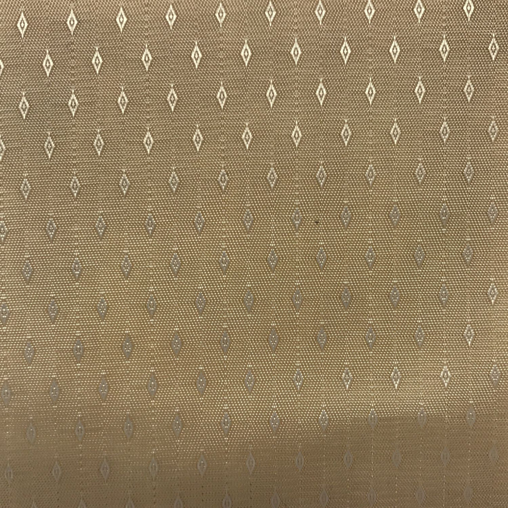 Cream with Mustard Diamond Weave Lining