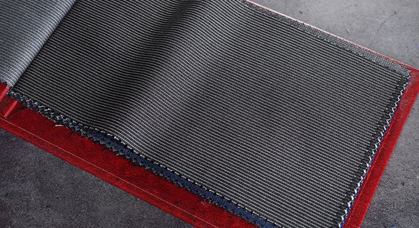 Charcoal Grey With Silver Pin Stripe