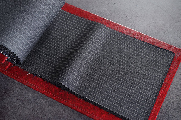 Dark Grey With Silver Stripe