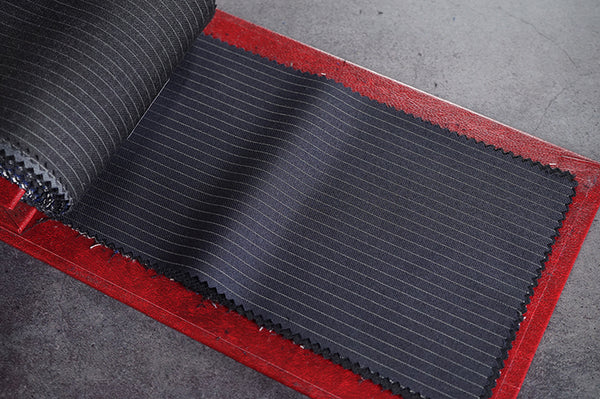 Navy With Silver Stripe