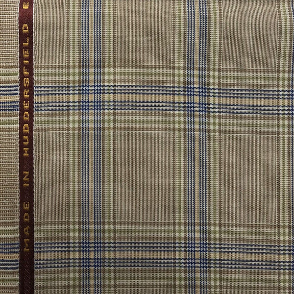 Sand With Blue/Green/Brown Check