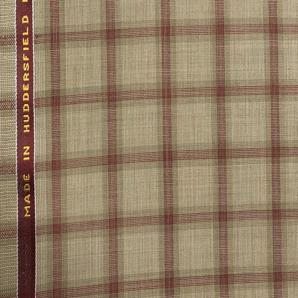 Dark Sand With Red Check