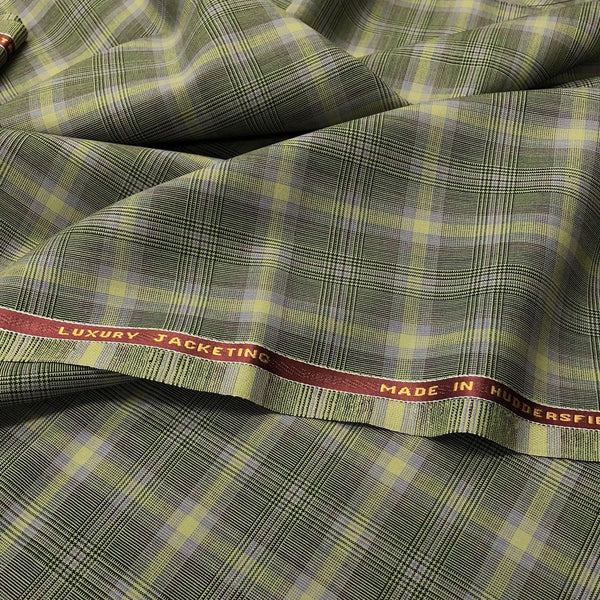 Moss Green With Olive/Green Check