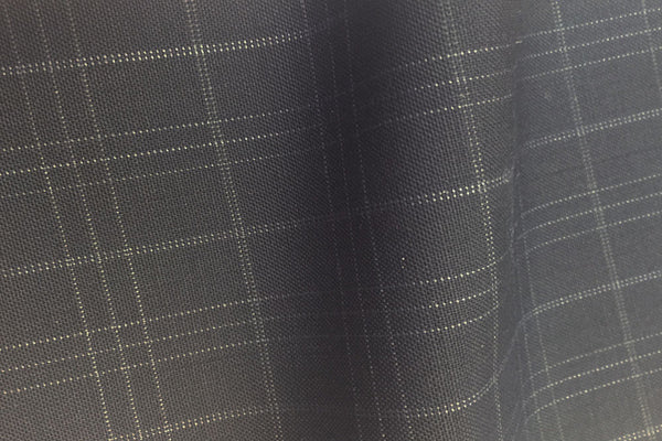 Midnight Navy Fancy Check