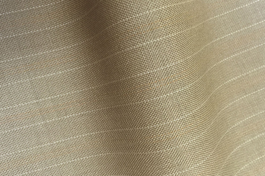 Beige Narrow Pin Stripe