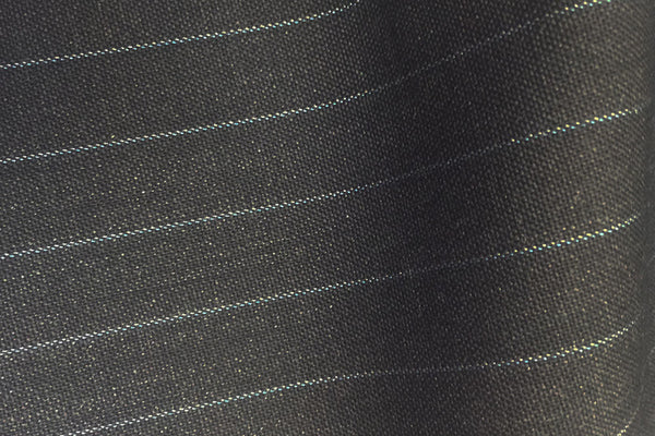 Charcoal Grey With Sky Pin Stripe