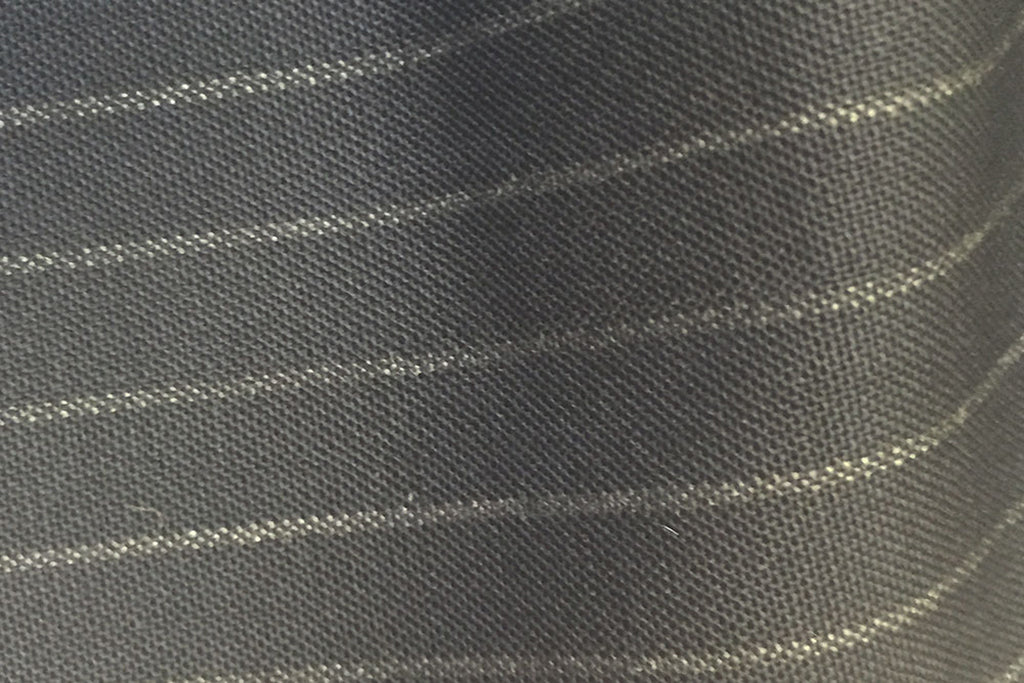 Medium Grey Narrow Chalk Stripe