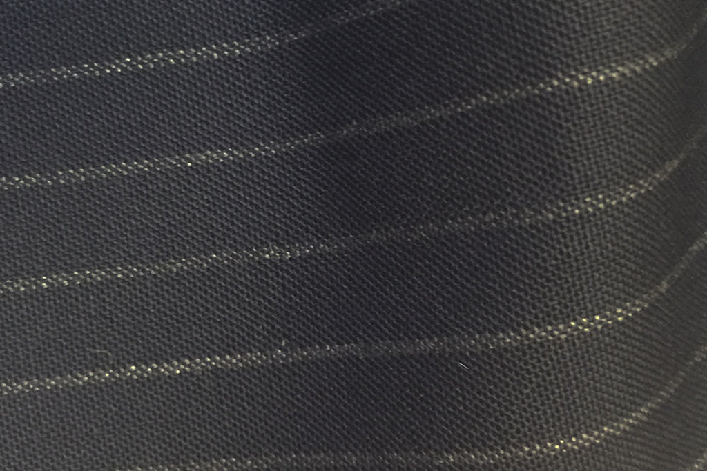 Charcoal Grey Narrow Chalk Stripe