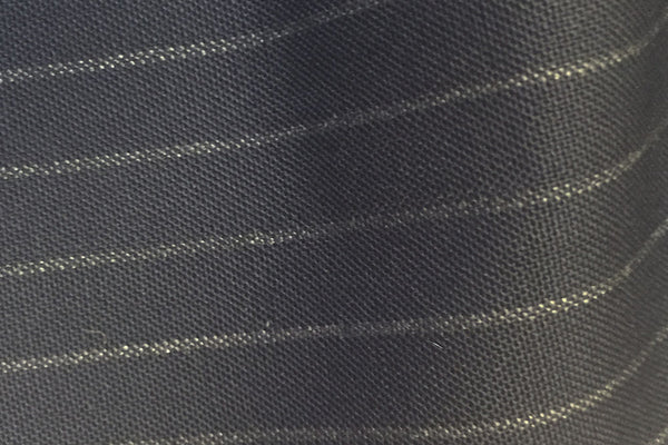 Midnight Navy Narrow Chalk Stripe