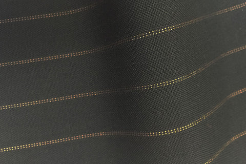 Midnight Navy With Blue Wide Pin Stripe