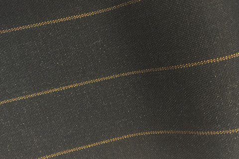 Charcoal Grey With Bronze Wide Pin Stripe