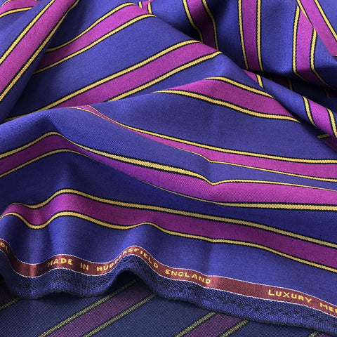 Purple With Yellow/Pink Stripe 1'' Jacketing