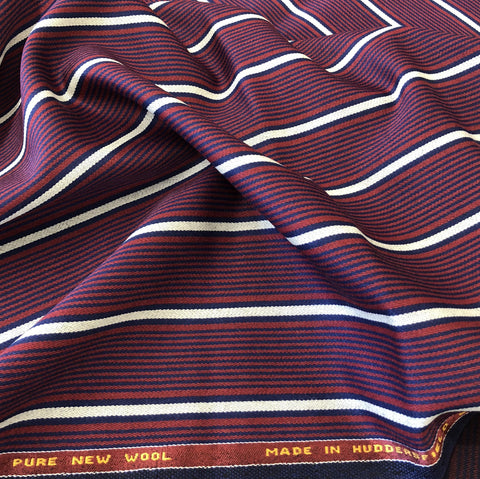 Purple With Yellow/Pink Stripe 1'' Jacketing