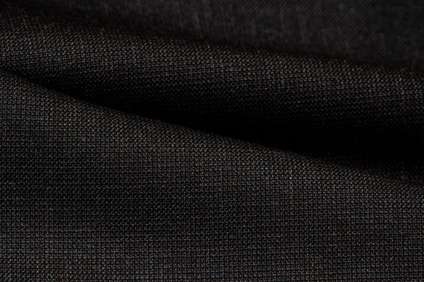 Charcoal Grey Hopsack