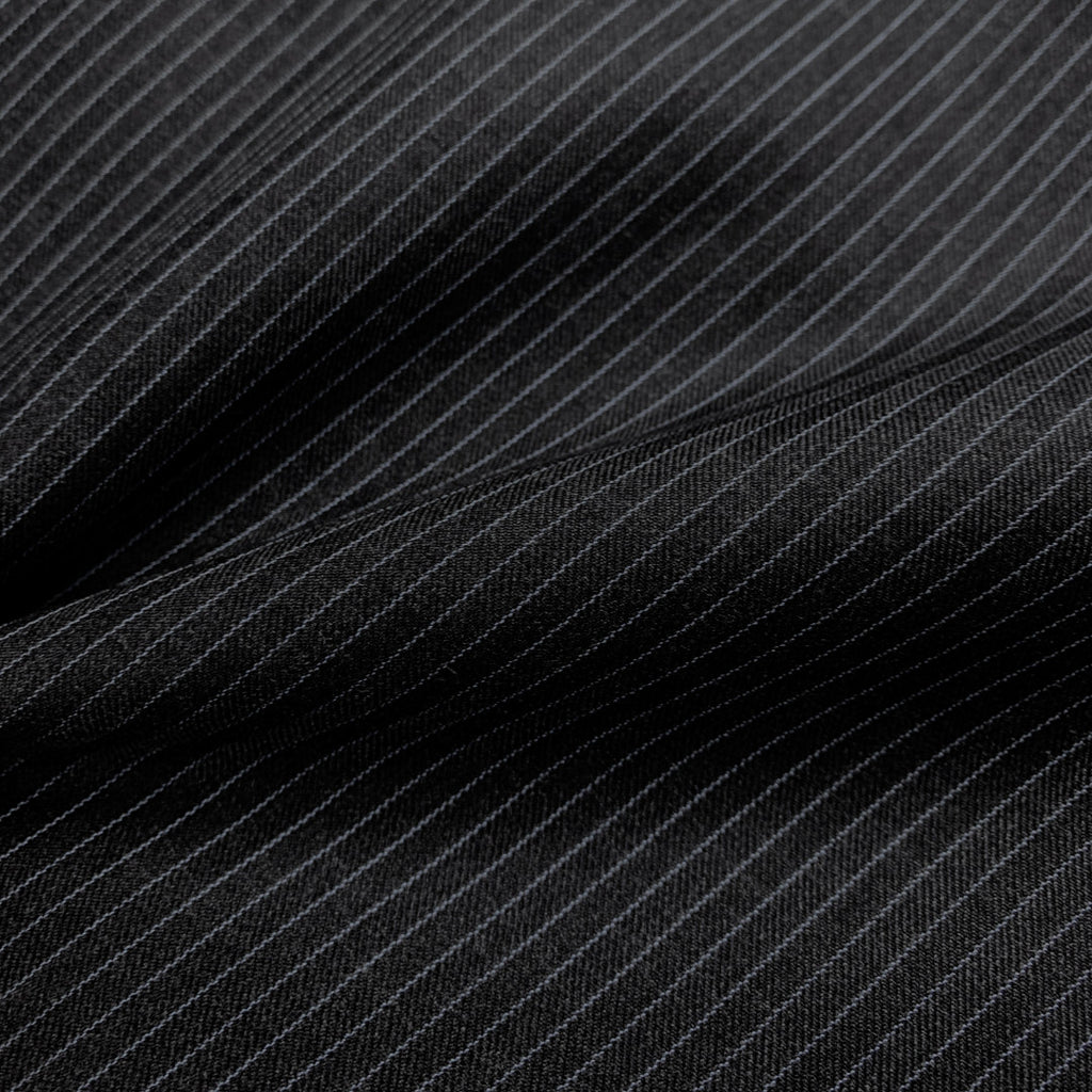 Charcoal With Aqua Stripe