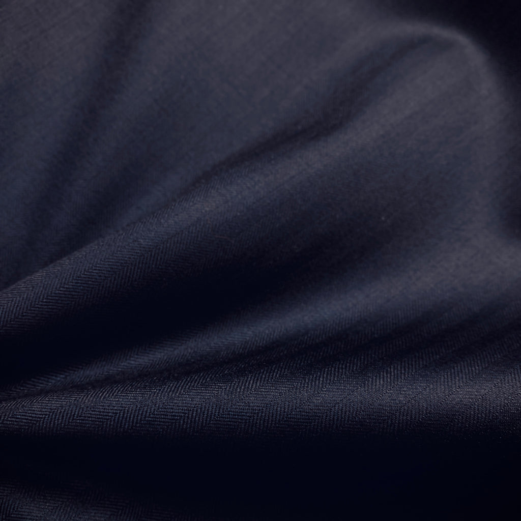 Midnight Navy Herringbone