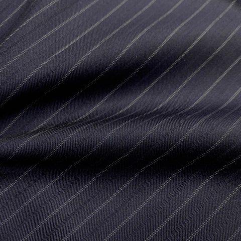 Navy With Silver Stripe