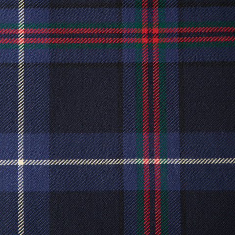 Clan Family Caledonian Tartan Check 100% Wool