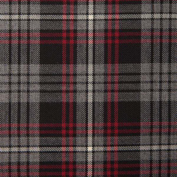 Auld Lang Sang Grey (G) Alba Tartan Check 100% Wool