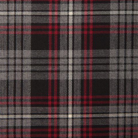 Stewart Black (B) Alba Tartan Check 100% Wool