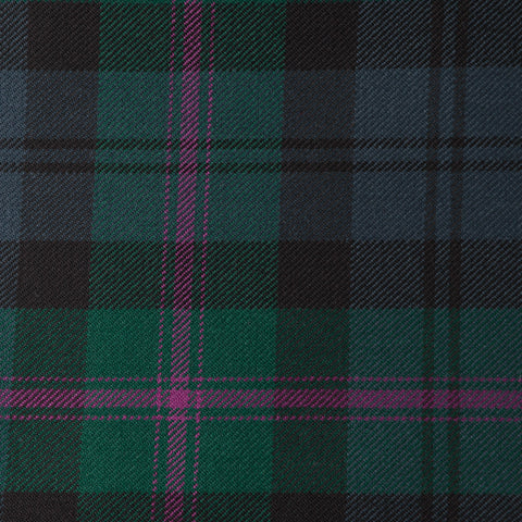 Stewart Black (B) Alba Tartan Check 100% Wool