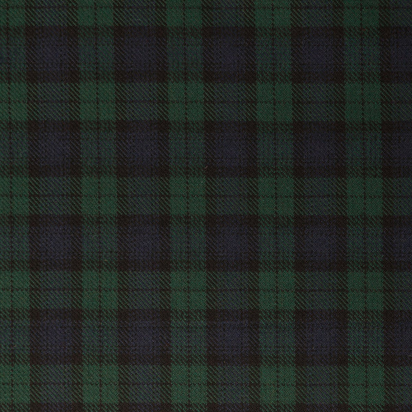 Black Watch Tharthan Tartan Check 65% Poly 35% Visc