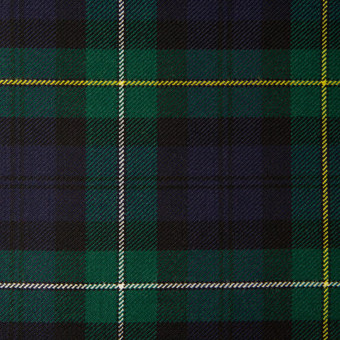 Stewart Black (B) Alba Tartan Check 100% Wool