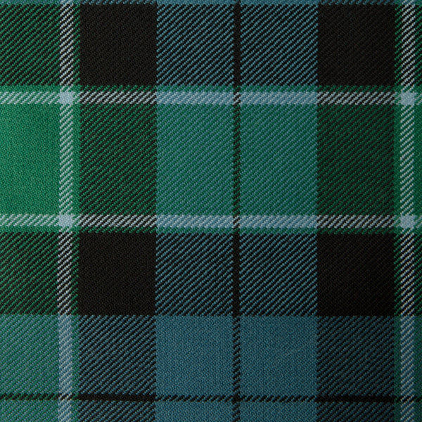 Graham Of Menteith Light Caledonian Tartan Check 100% Wool