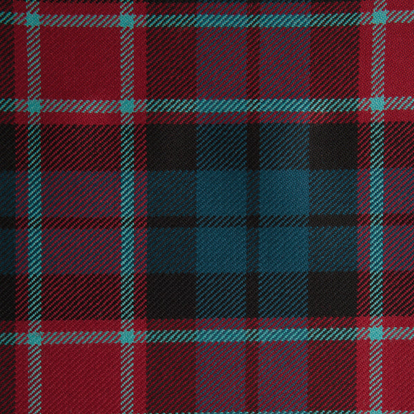 Graham Of Menteith Red Caledonian Tartan Check 100% Wool