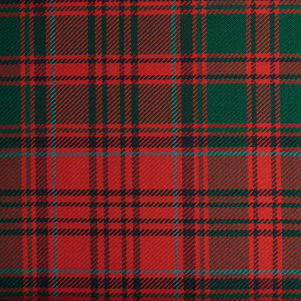Grant Red Caledonian Tartan Check 100% Wool