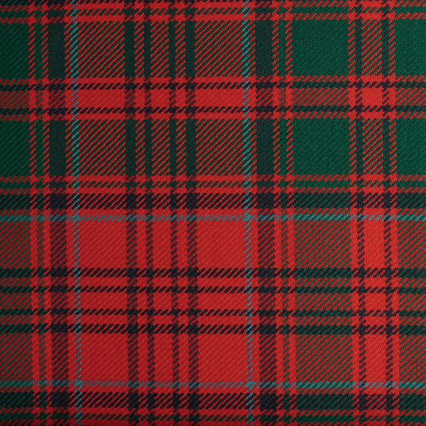 Grant Red Caledonian Tartan Check 100% Wool