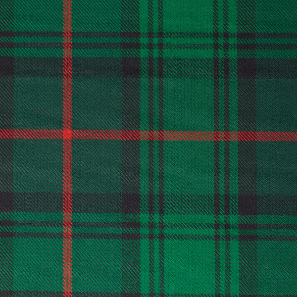 Green Red Tharthan Tartan Check 65% Poly 35% Visc