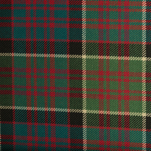 Macdonald Of Clanranald Dark Caledonian Tartan Check 100% Wool
