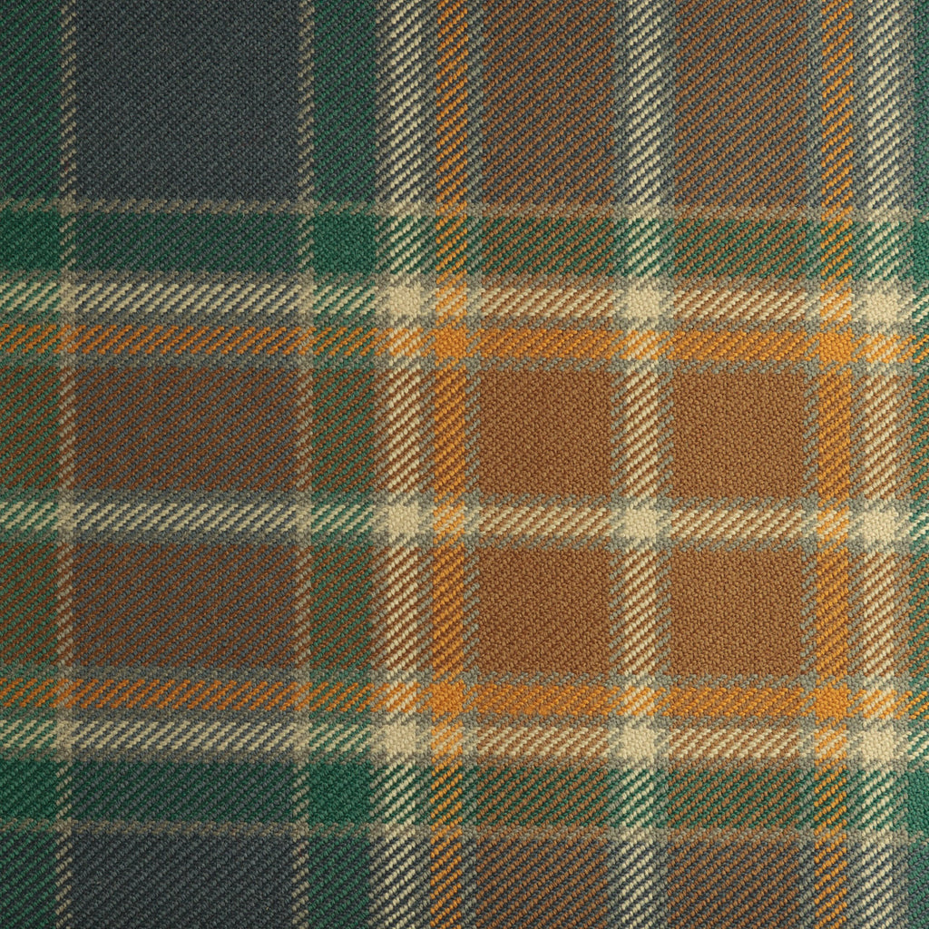 Manx Caledonian Tartan Check 100% Wool