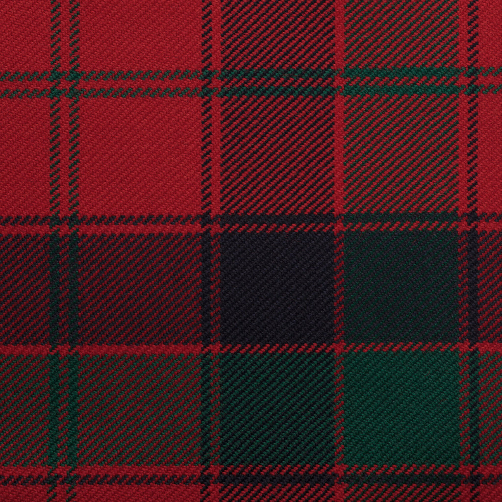 Robertson Red Caledonian Tartan Check 100% Wool