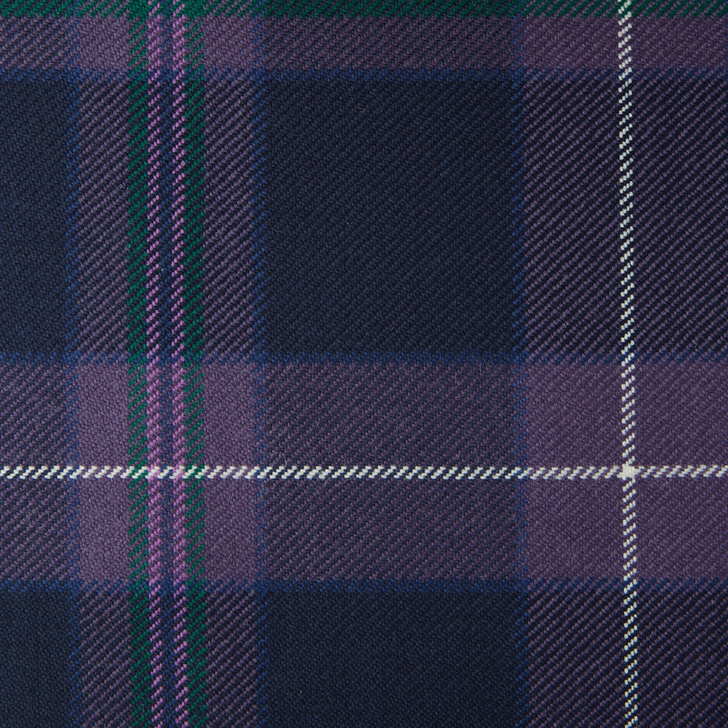 Scottish Heather Caledonian Tartan Check 100% Wool