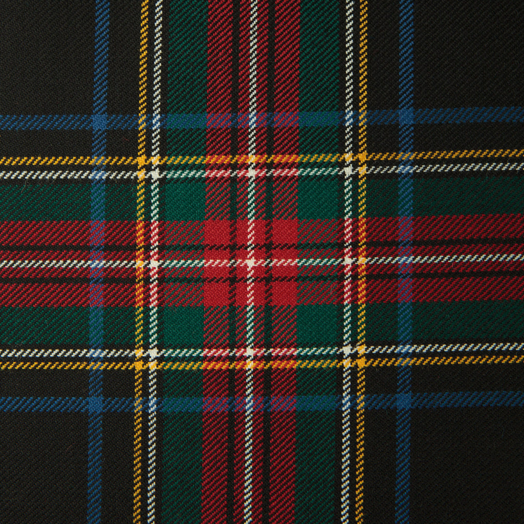 Stewart Black (G) Alba Tartan Check 100% Wool